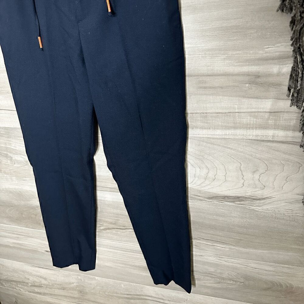 Scotch and Soda Mens Navy Wool Finch Tapered Fit Ankle Length Pants Size Small - Picture 6 of 12